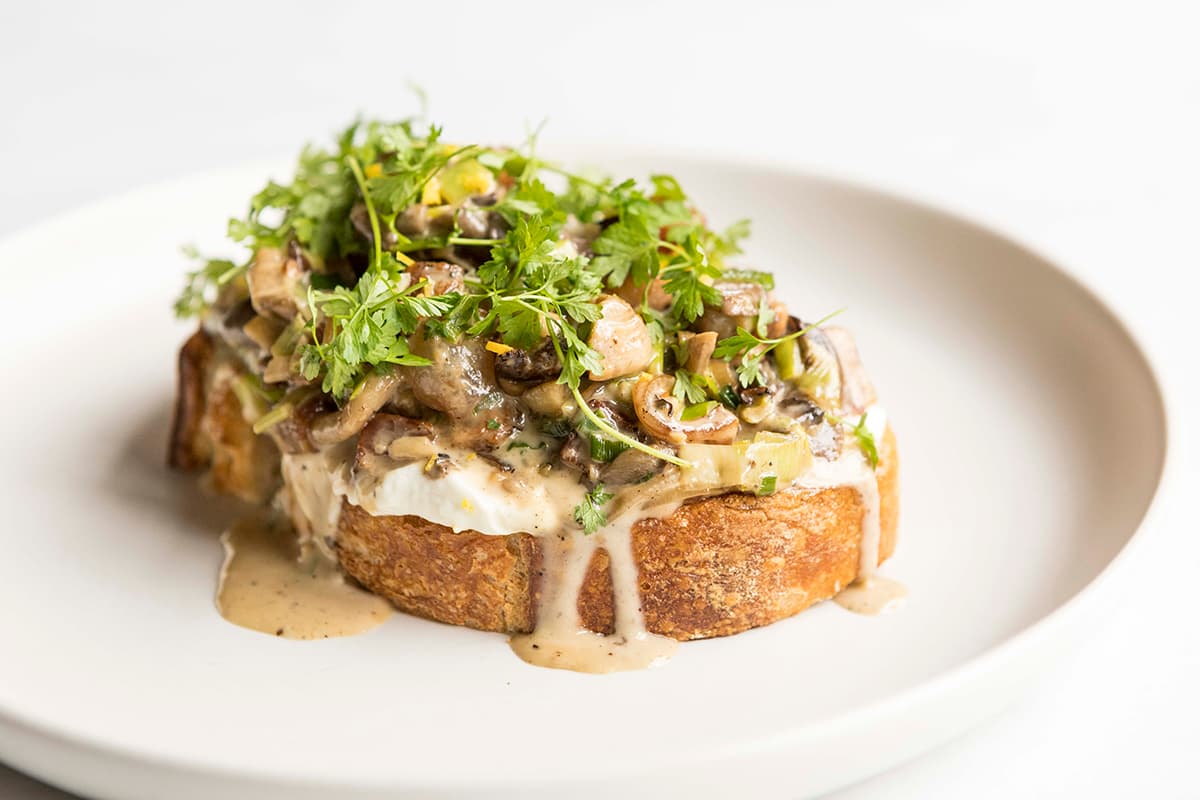Sonoran Mushroom Toast at Maynards Market & Kitchen (Photo courtesy of Maynards Market & Kitchen)