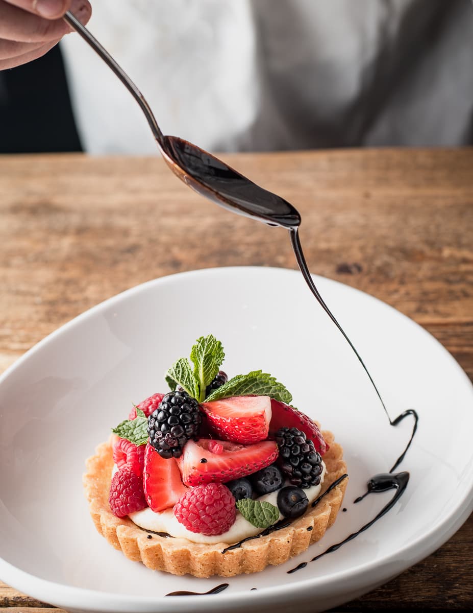 Fruit tart at Tavolino Ristorante Italiano (Credit: Jackie Tran)