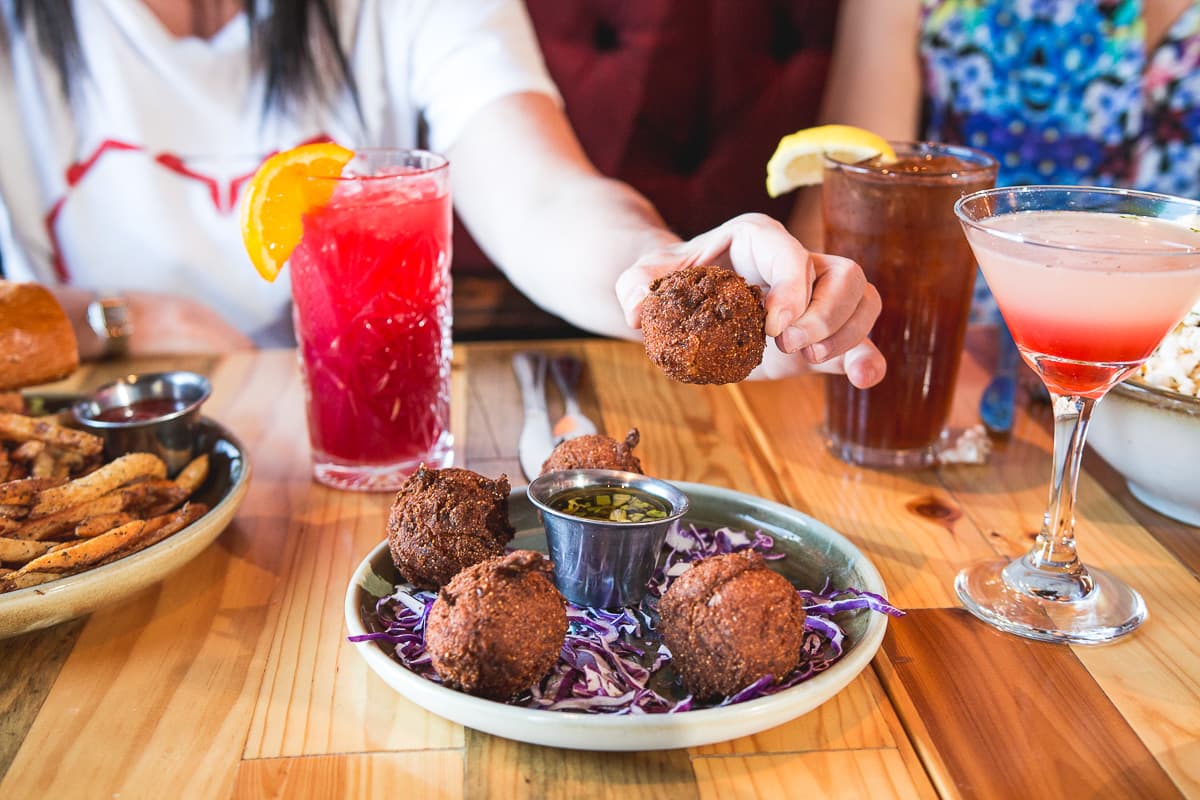 Hushpuppies, cocktails & mocktails at The Parish