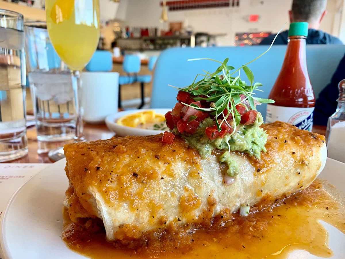 Three Sisters Burrito at Welcome Diner (Credit: Kate Severino)