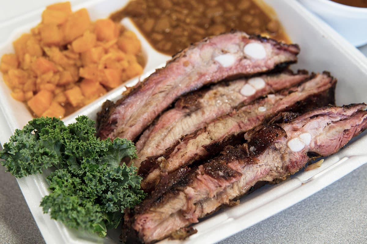 Ribs at Mr. K's Original BBQ