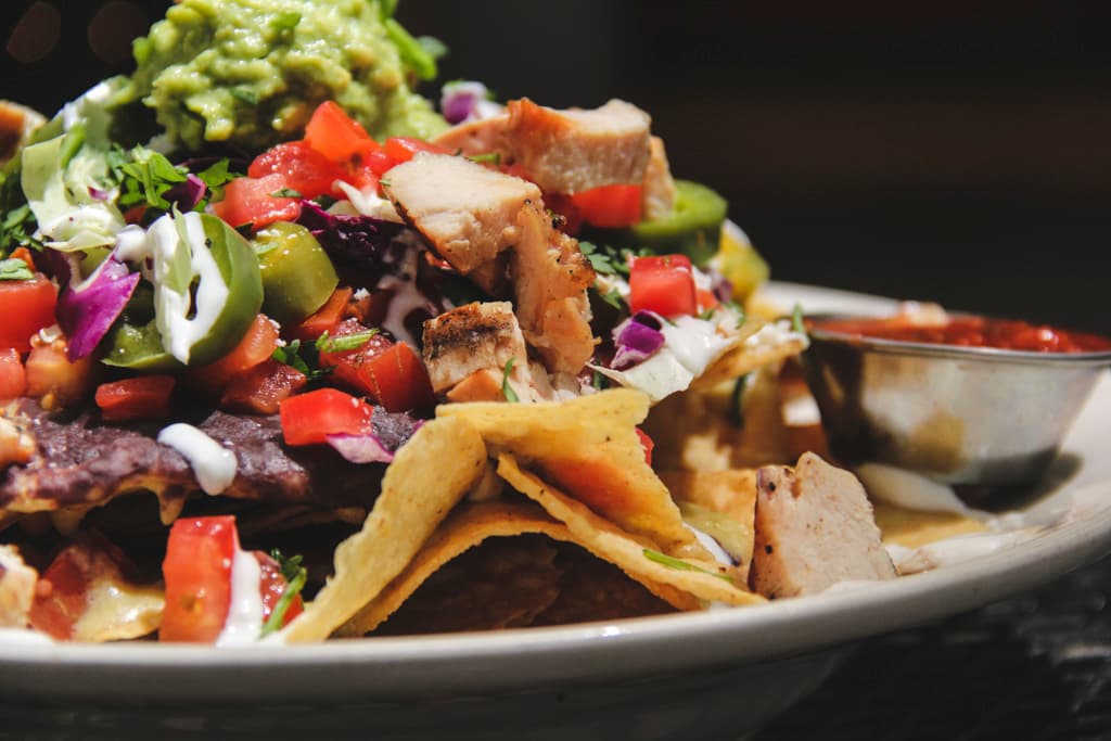 Chicken Nachos at La Cocina (Credit: Gloria Knott)
