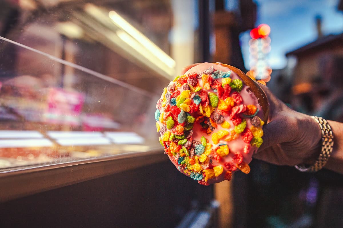 Doughnut at Sweetscape Desserts (Credit: Jackie Tran)