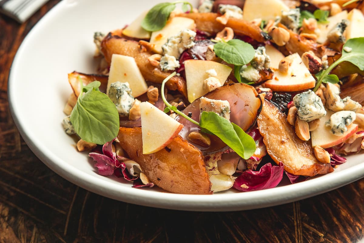 Grilled Pear & Radicchio at Tito & Pep