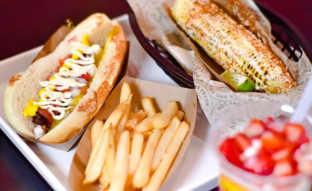 Sonoran hot dog, elote, and more (Photo courtesy of Antojitos)