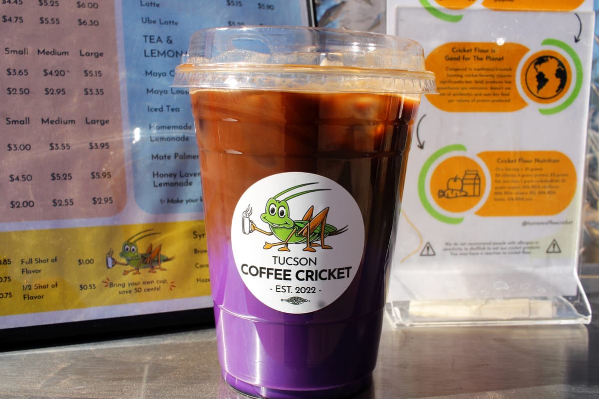Ube Latte (Photo by Mark Whittaker)