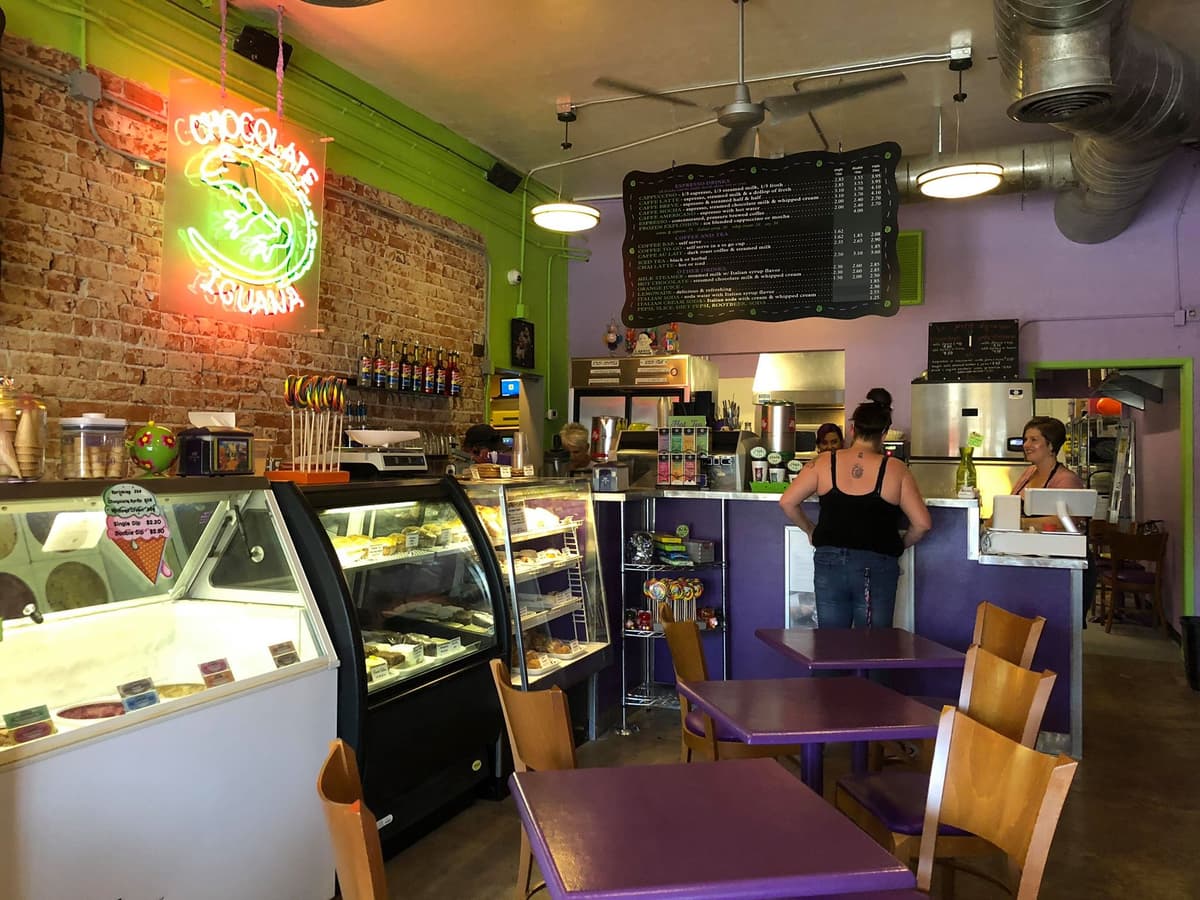Interior at the Chocolate Iguana on 4th (Credit: Melissa Stihl)