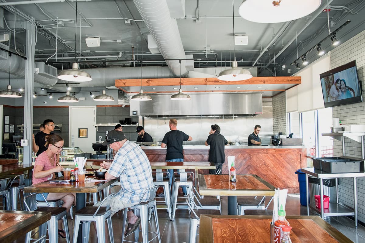 Interior at Fat Noodle Ramen House (Credit: Jackie Tran)