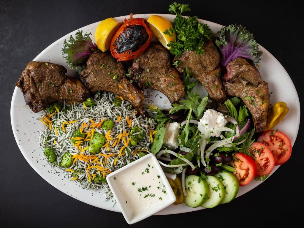 Persian Rack of Lamb (Photo courtesy of the Persian Room)