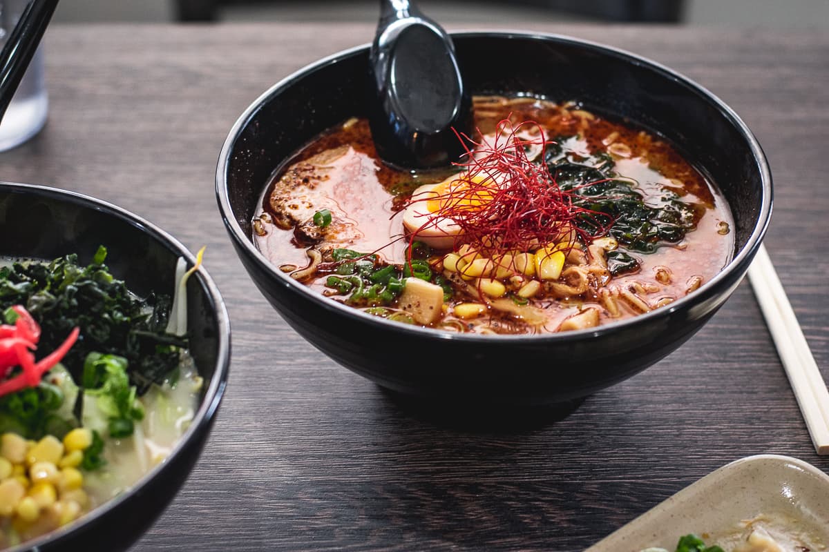 Spicy Miso Ramen at Raijin Ramen (Credit: Jackie Tran)