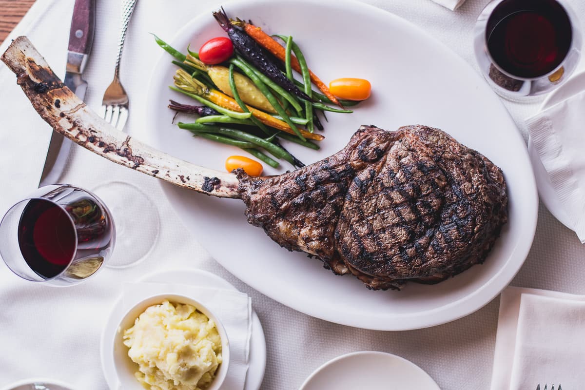 Tomahawk Steak at Hacienda del Sol (photo by Jackie Tran)