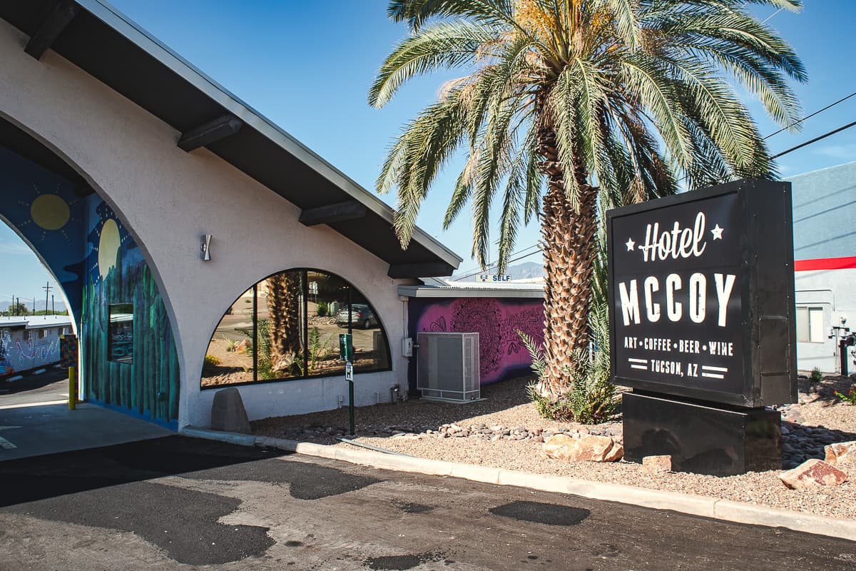Entrance at Hotel McCoy (Credit: Jackie Tran)