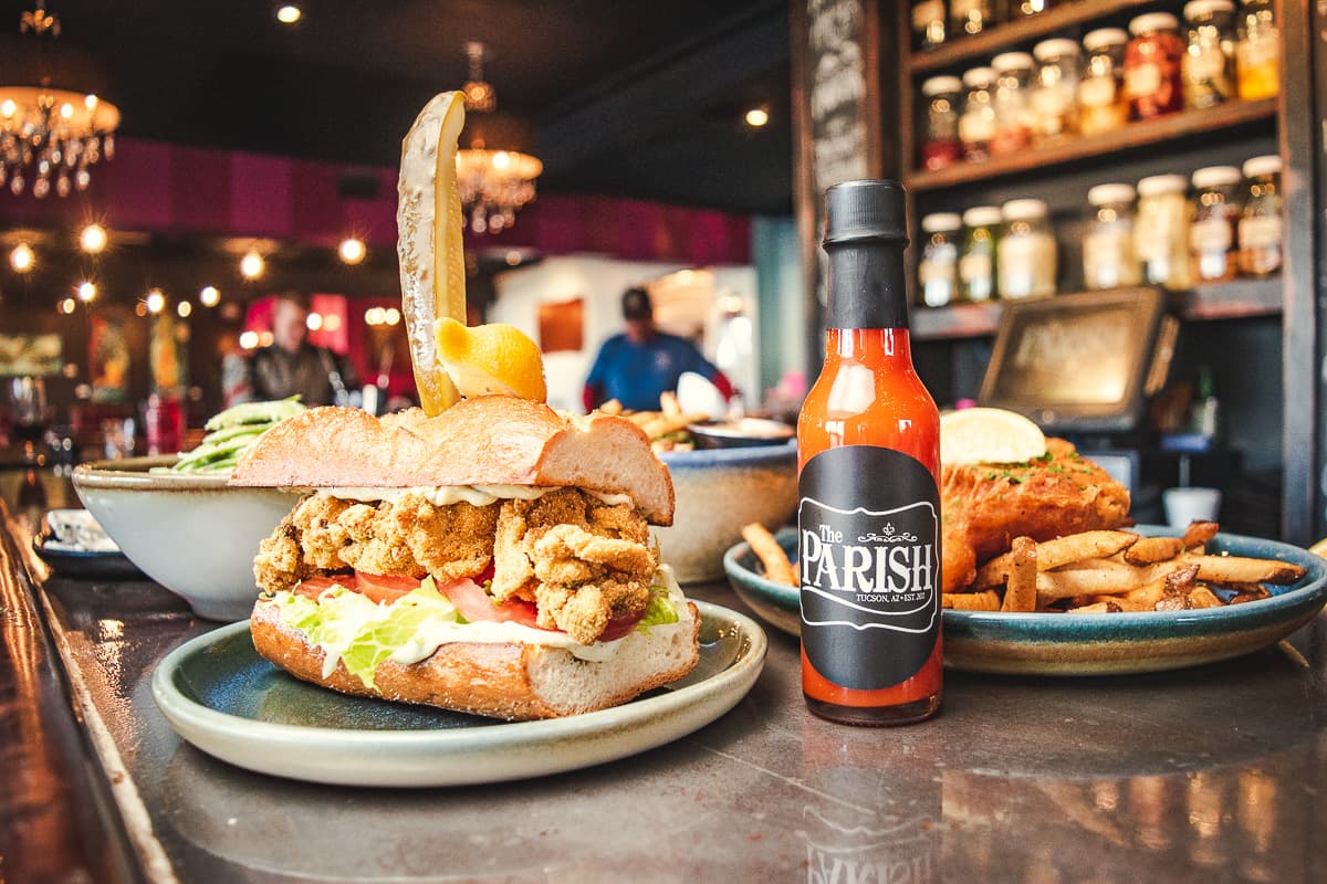 Oyster Po-Boy at the Parish (Photo courtesy of the Parish)