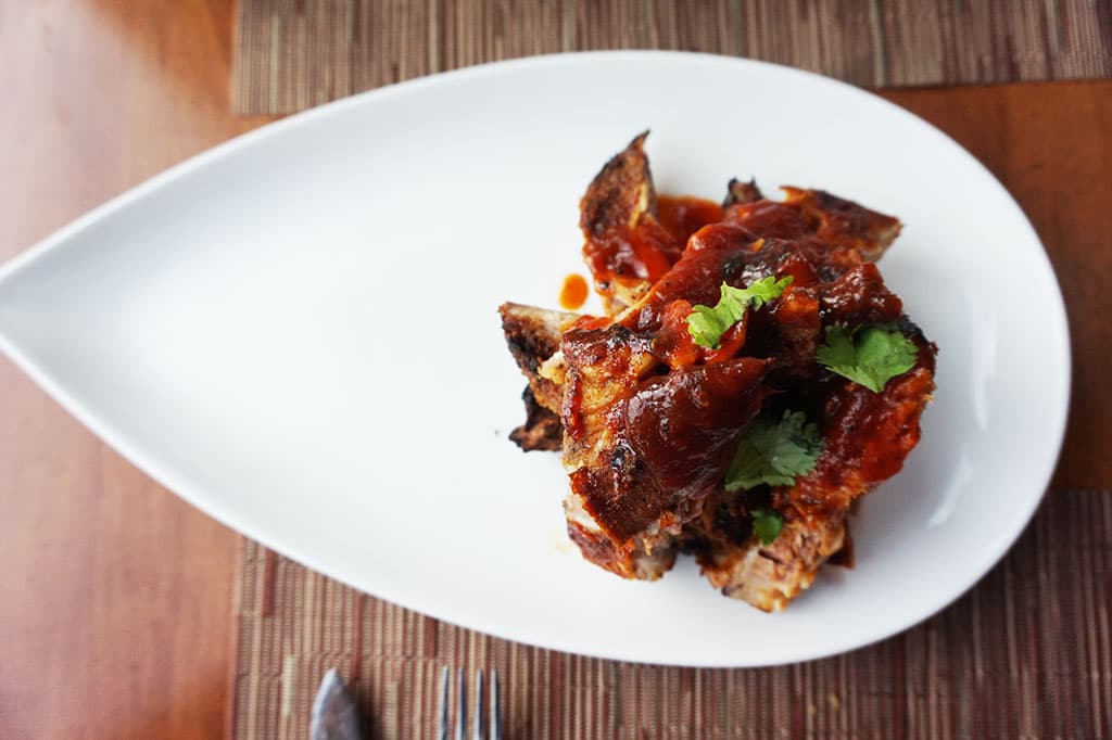 Baby Back Ribs at Flying V Bar & Grill (Credit: Jennifer Stash)