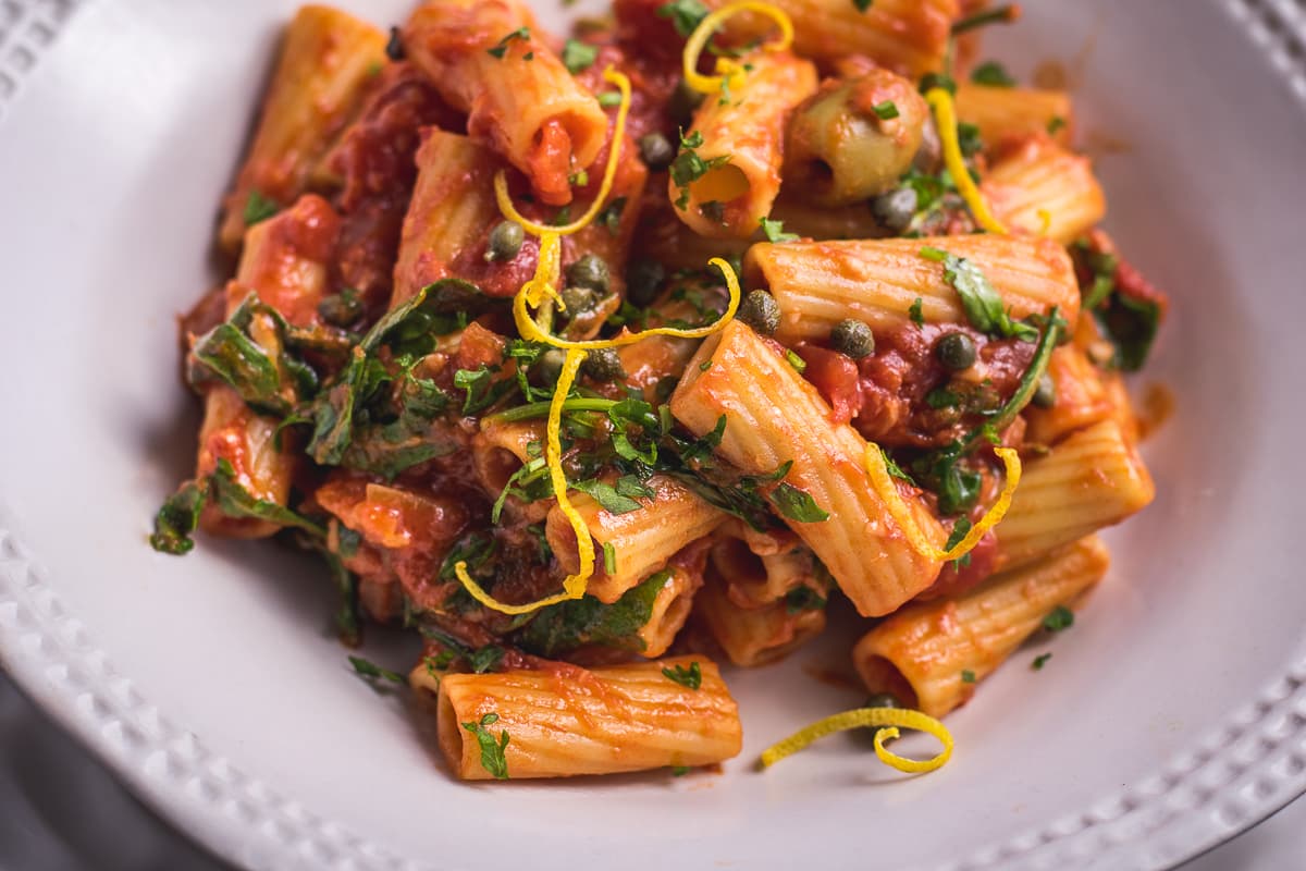 Rigatoni Arrabbiata at the Coronet (Credit: Jackie Tran)