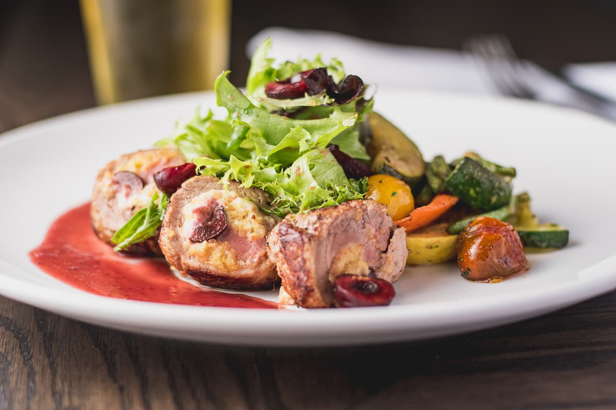 Stuffed Pork Roulade at Jackson Bar + Eatery (Credit: Jackie Tran)