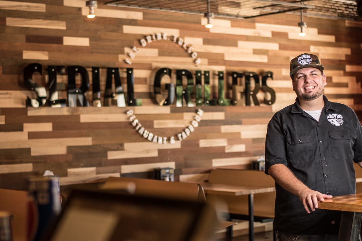 Travis Miller, co-owner of Serial Grillers (Jackie Tran)