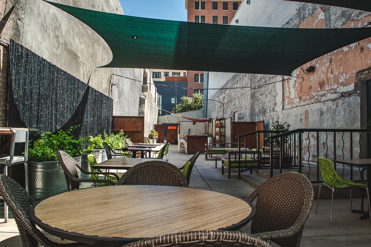 Patio at Nook (Credit: Jackie Tran)