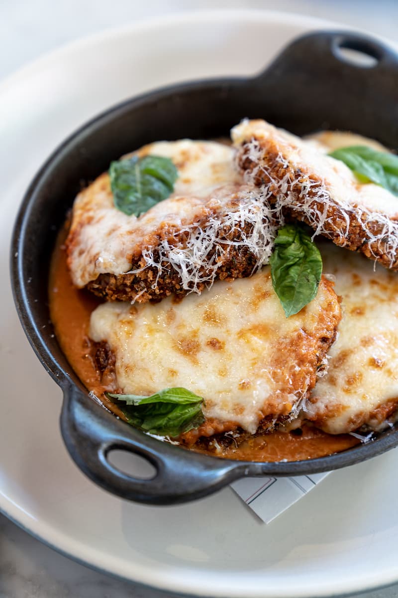 Crispy Eggplant Parmesan Seasonal Small Plate from North Italia