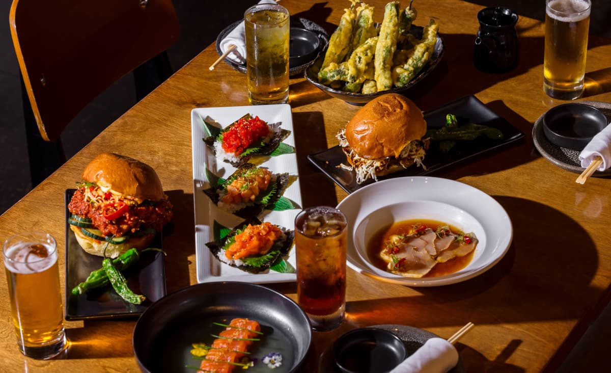 Assorted lunch dishes at OBON (Photo by Anna Smirnova)