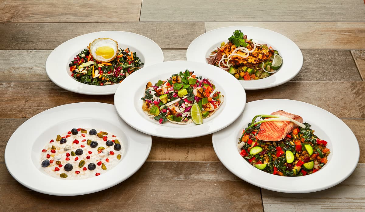 New Seasonal Kitchen Craft dishes with protein add-ons (Photo courtesy of Pita Jungle)