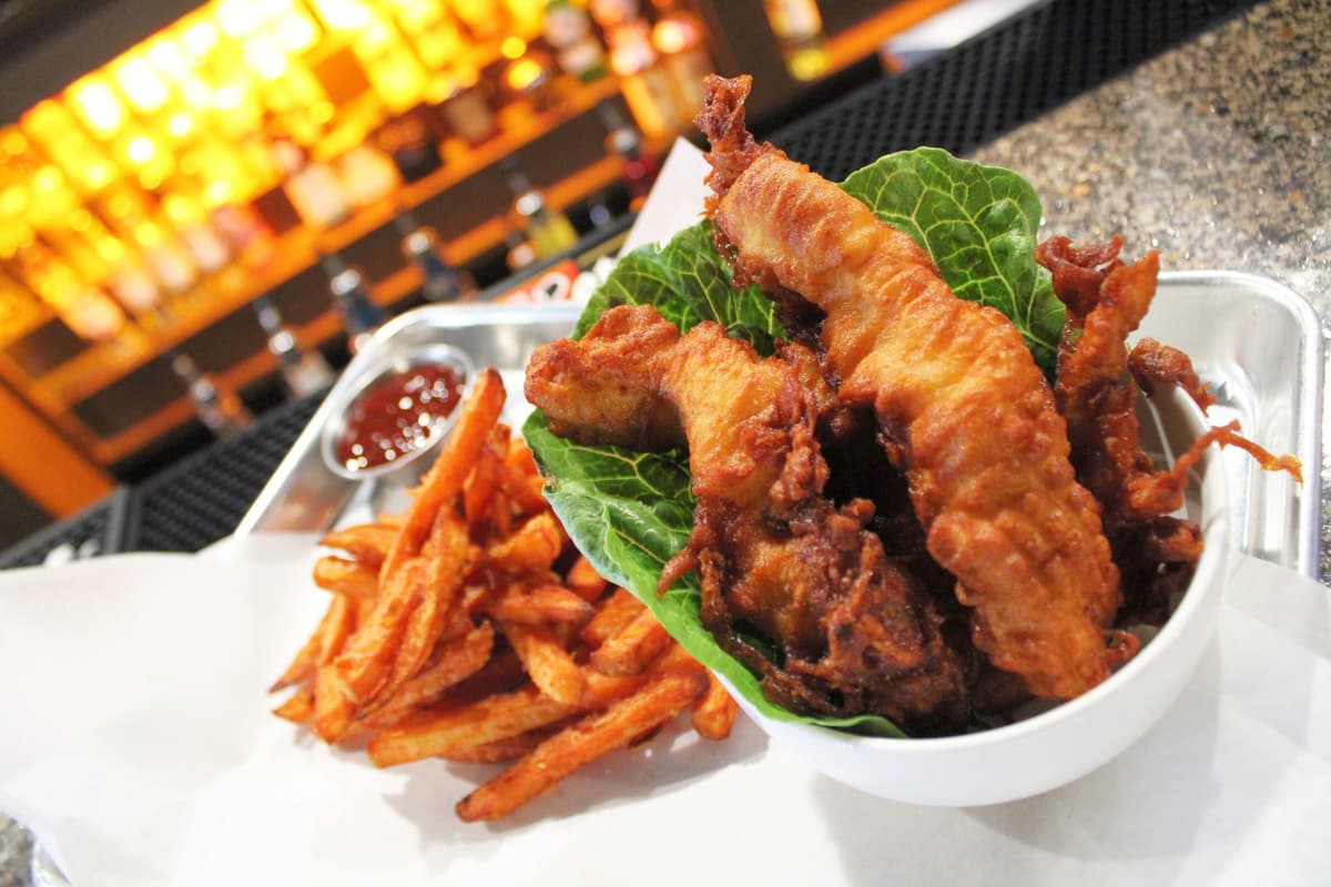 Chicken Fingers at On the Rocks (Photo by Mark Whittaker)