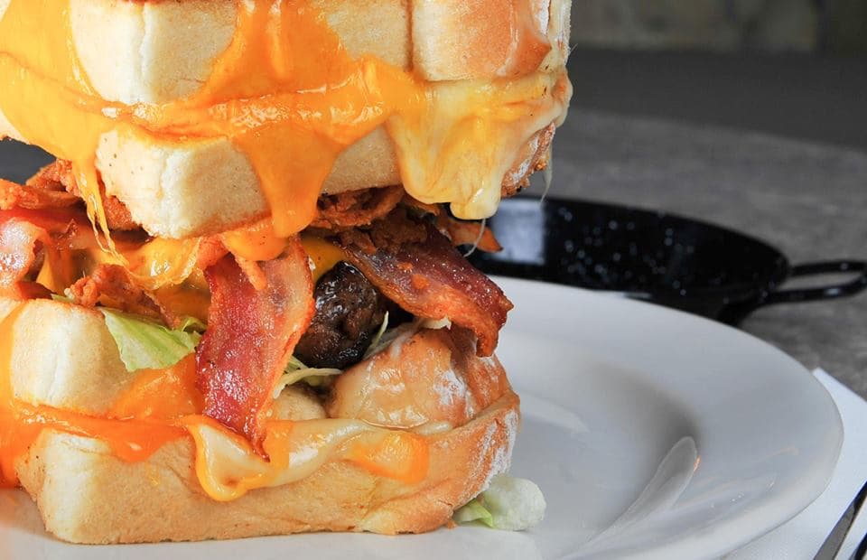 The Sasquatch burger at Lodge (Credit: Lodge Sasquatch Kitchen)