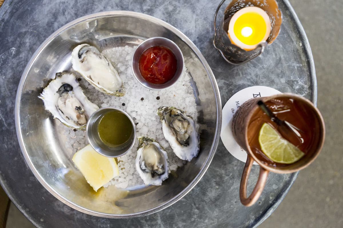 Oysters at Maynards Market & Kitchen (Credit: Maynards Market & Kitchen)
