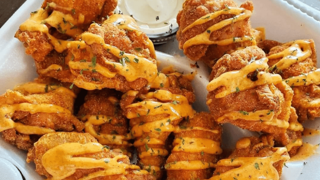 a pile of fries