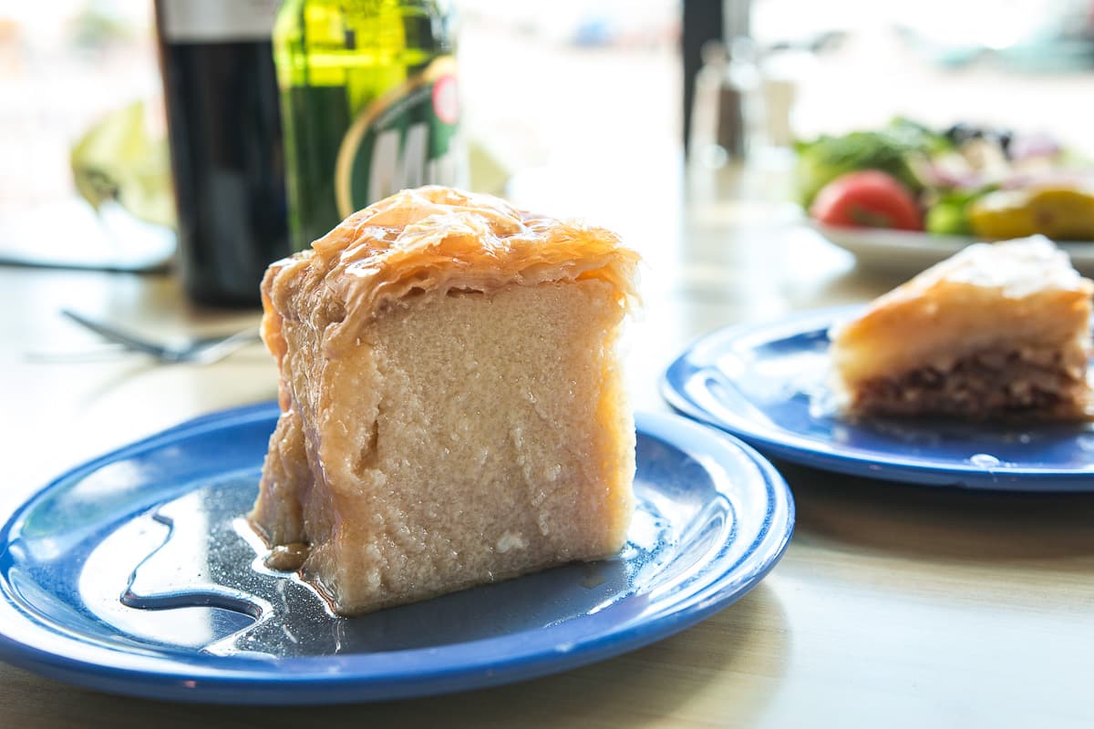 Galatobouriko Dessert at Pappoule's (Credit: Jackie Tran)