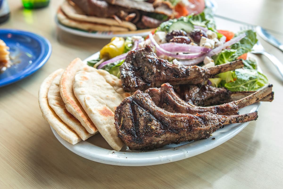 Grilled Lamb Chops at Pappoule's (Credit: Jackie Tran)