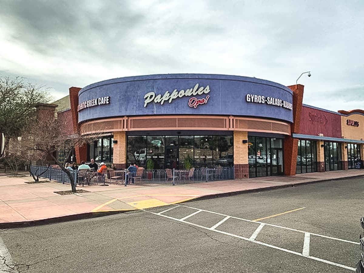 Facade at Pappoule's (Credit: Max McConkey)