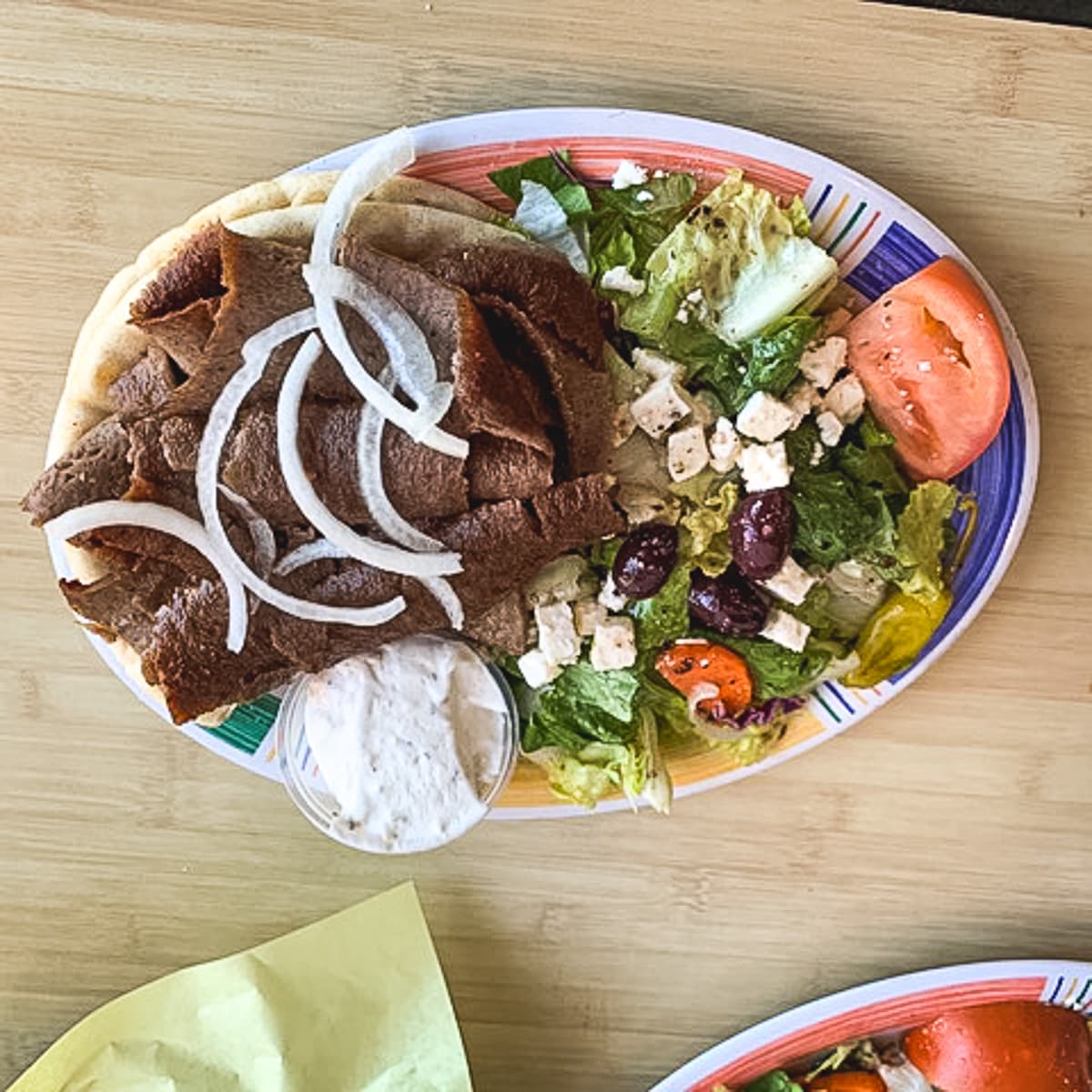 Gyro Dinner Plate at Pappoule's (Credit: Max McConkey)