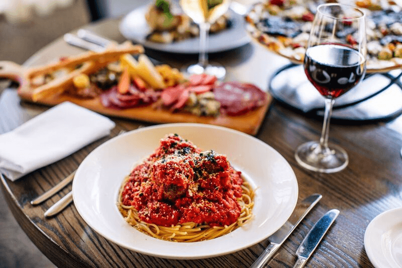 Spaghetti & Meatballs at Primo
