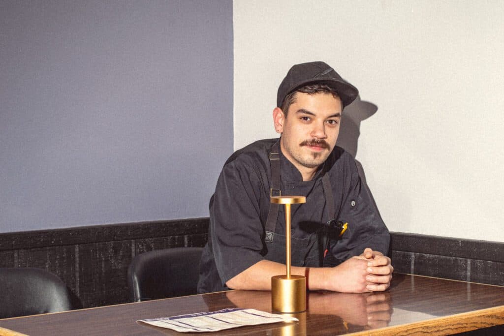 Executive chef Noah Tellez at UnCork'd Kitchen & Cocktails (Photo by Jackie Tran)
