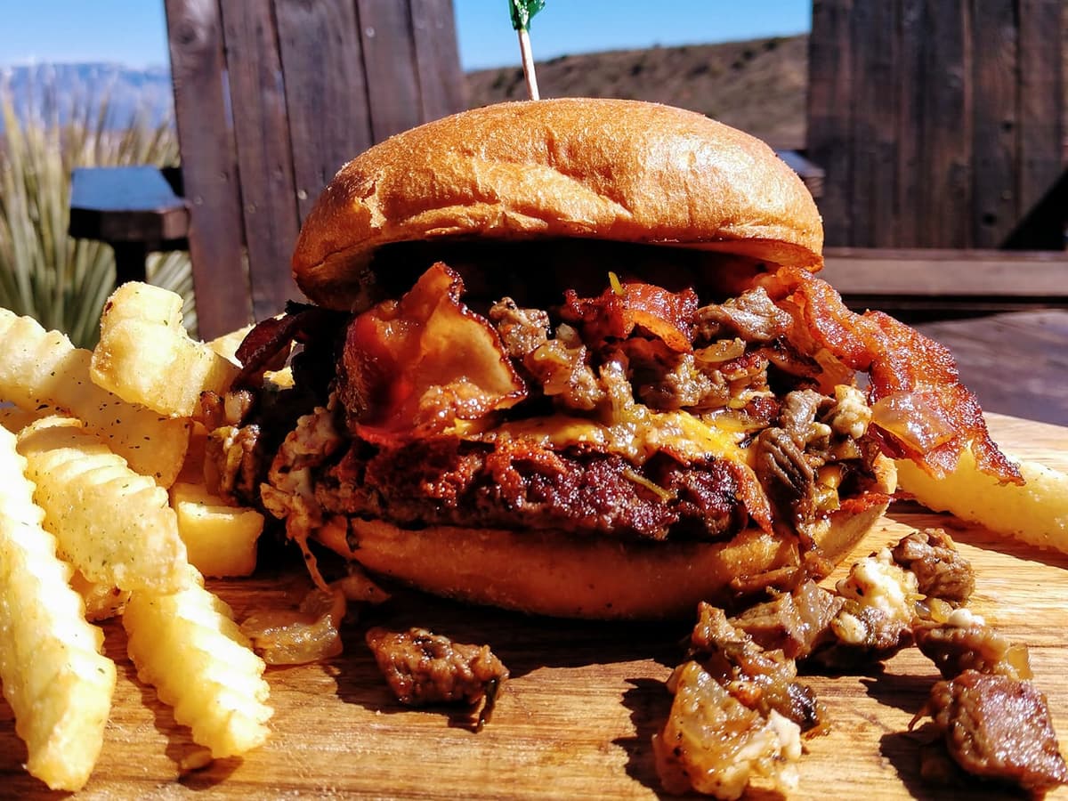 The Bad Boy Burger at Peppersauce Kitchen (Credit: Jackie Tran)