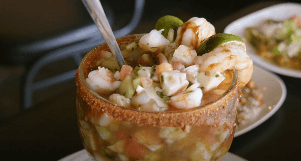 a bowl of food on a plate