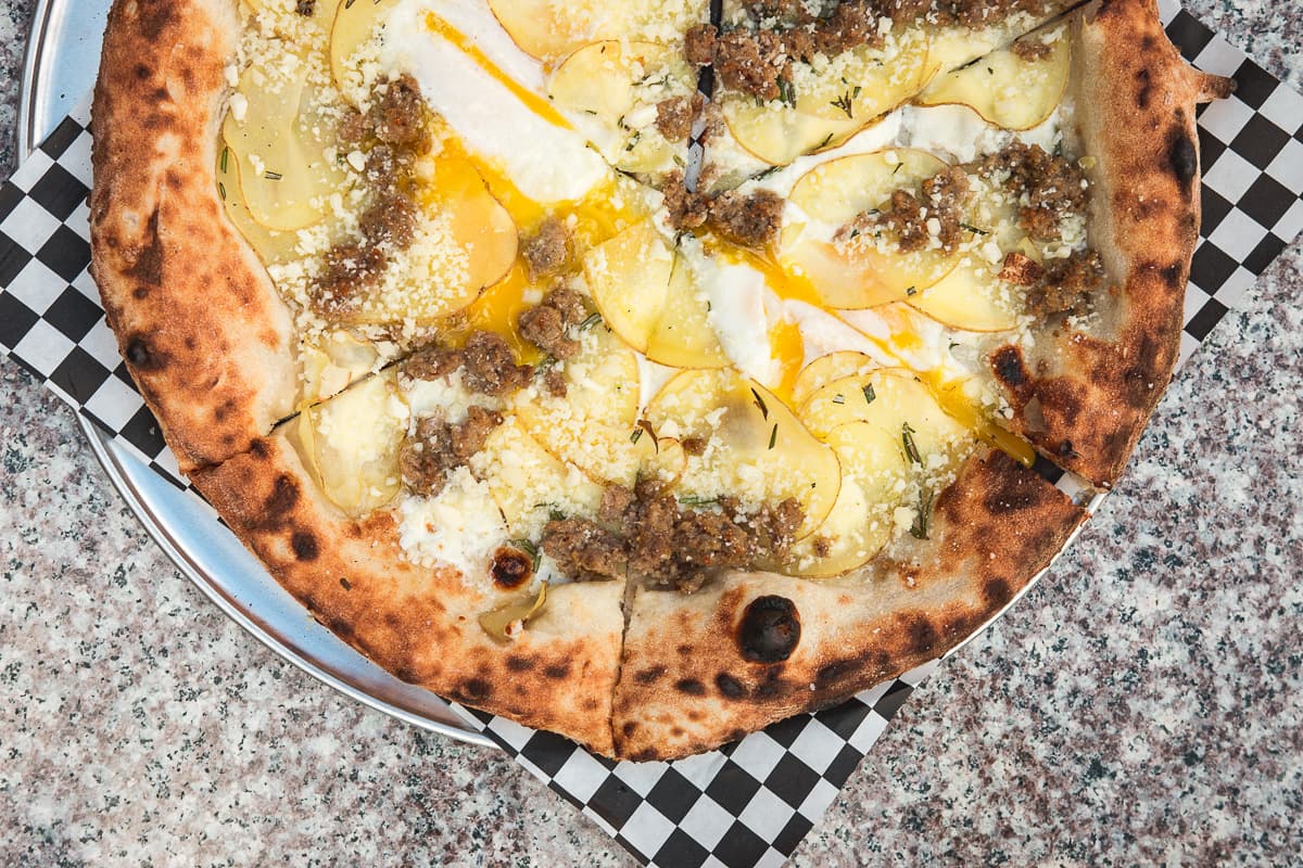 Couch Potato Pizza at Charred Pie