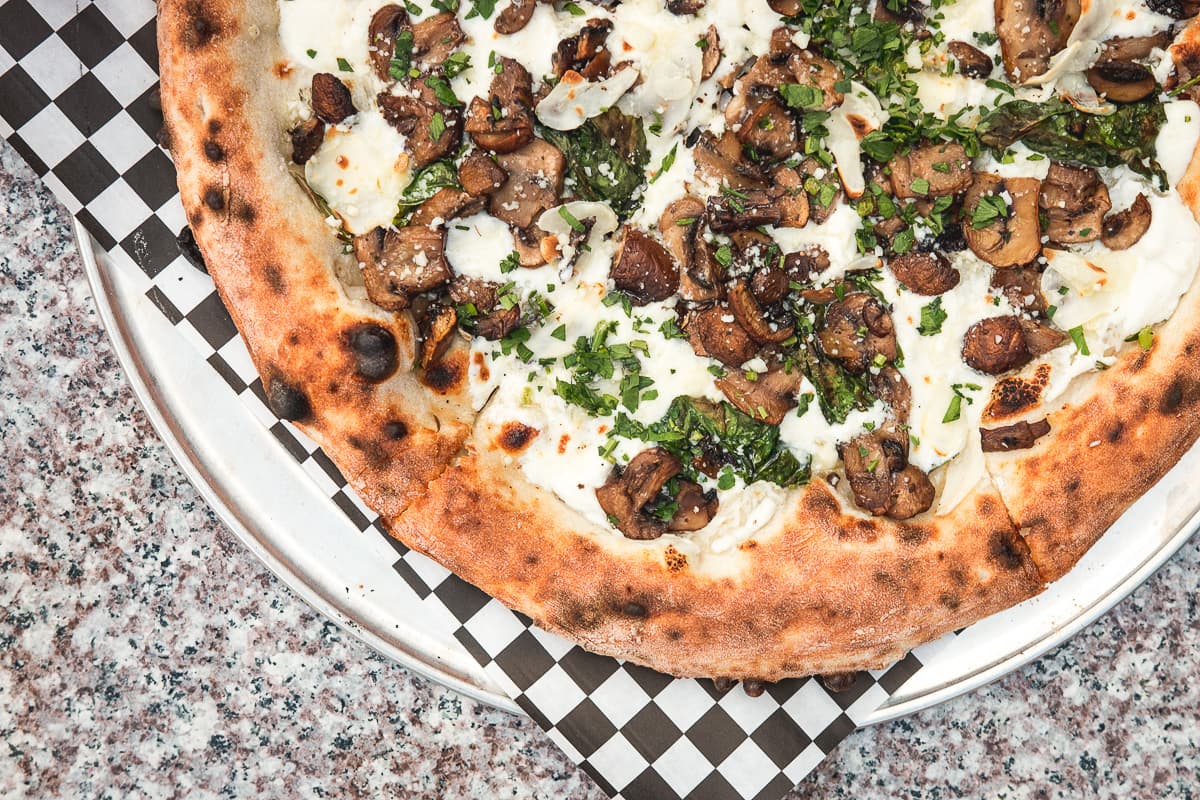 Fungi Pizza at Charred Pie