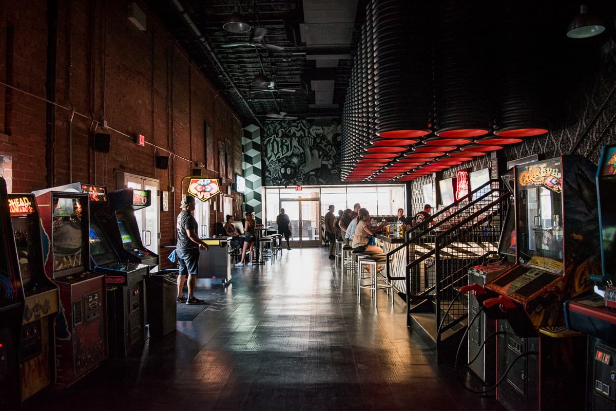 Interior at Cobra Arcade Bar (Credit: Jackie Tran)