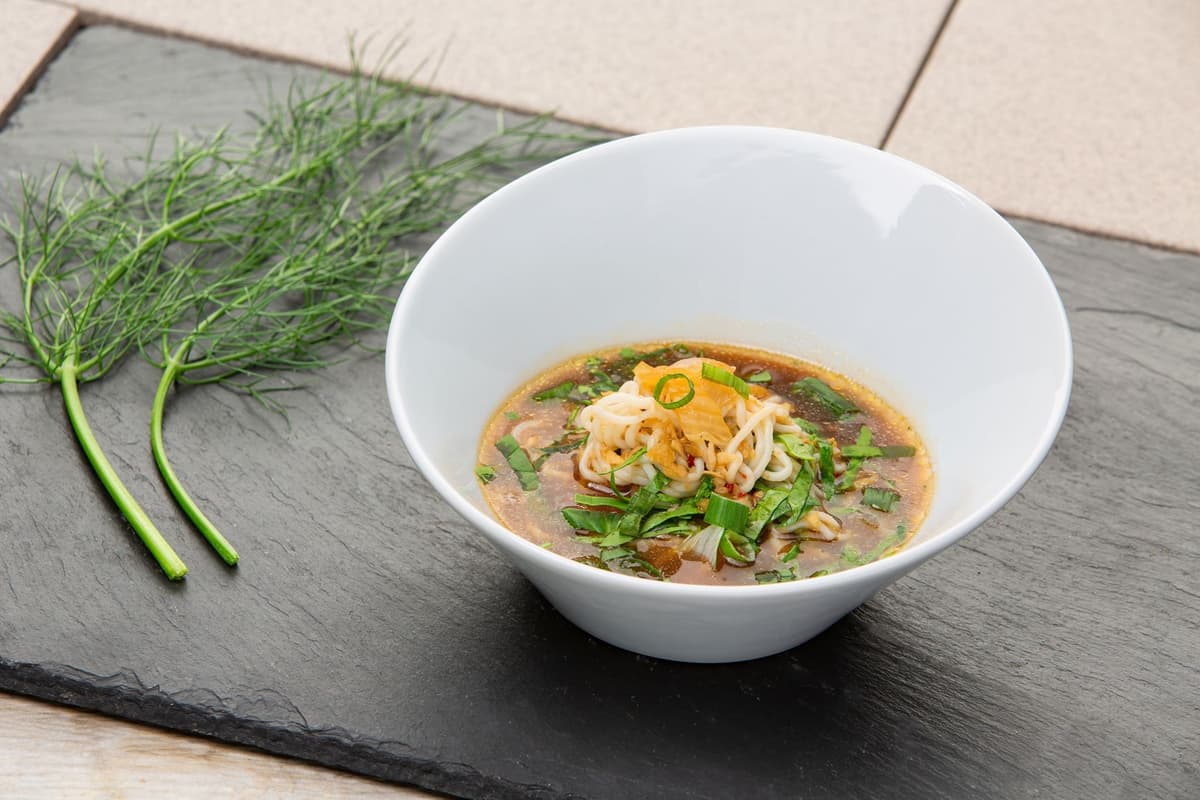 Bone Broth Ramen with Shirataki Noodles (Photo courtesy of Pita Jungle)