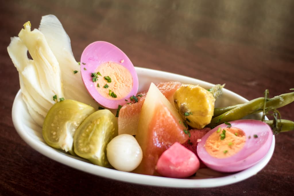 Pickle plate at the Coronet (Credit: Jackie Tran)