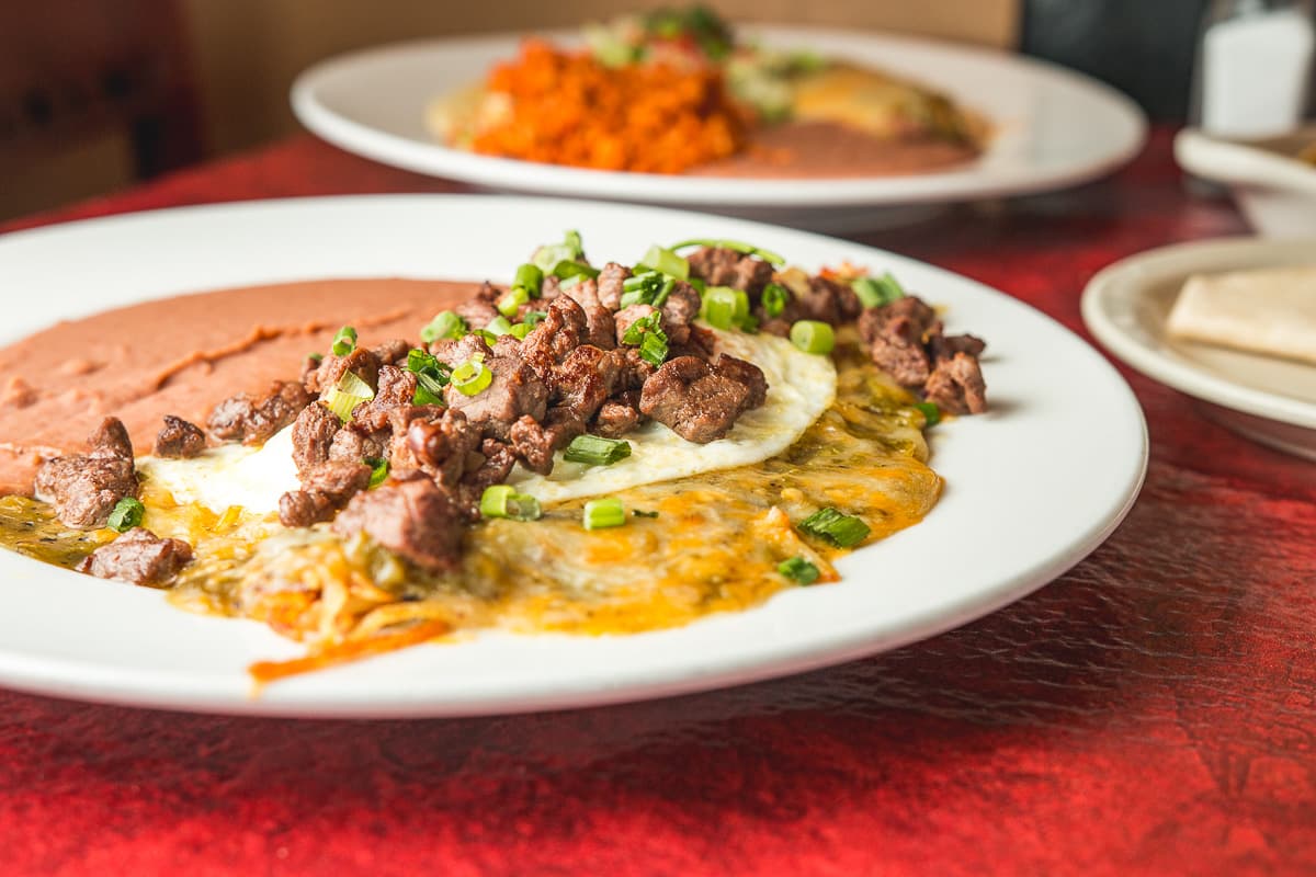 Silver City Breakfast with carne asada at Poco & Mom's Cantina (Credit: Jackie Tran)