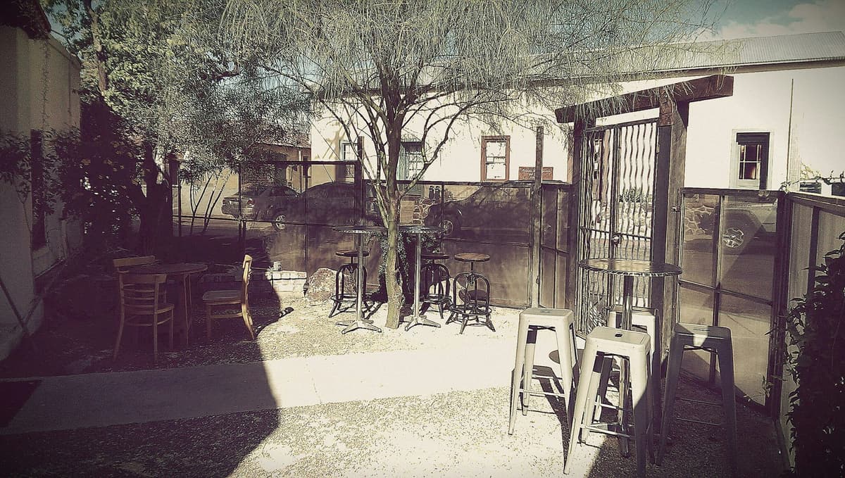 Patio at the Dusty Monk Pub (Credit: Dusty Monk Pub on Facebook)