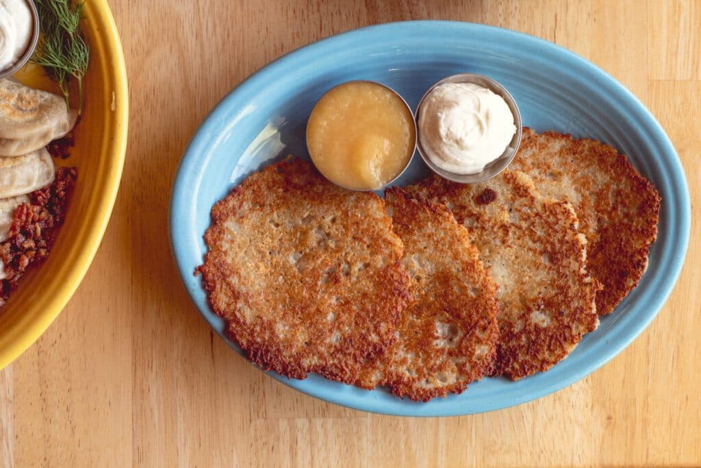 Potato Pancakes at Polish Cottage (Photo by Jackie Tran)