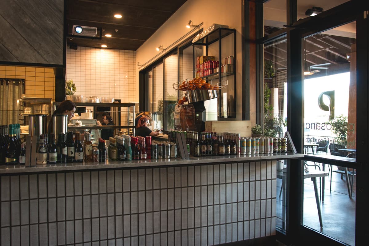 Interior at Posto Sano Foods (Credit: Jackie Tran)