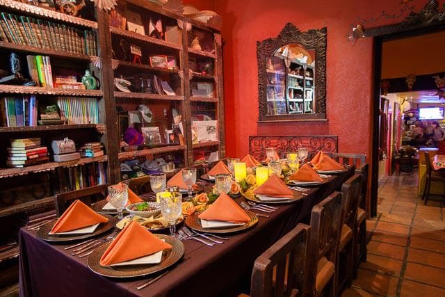 Private Dining Room at El Charro Cafe