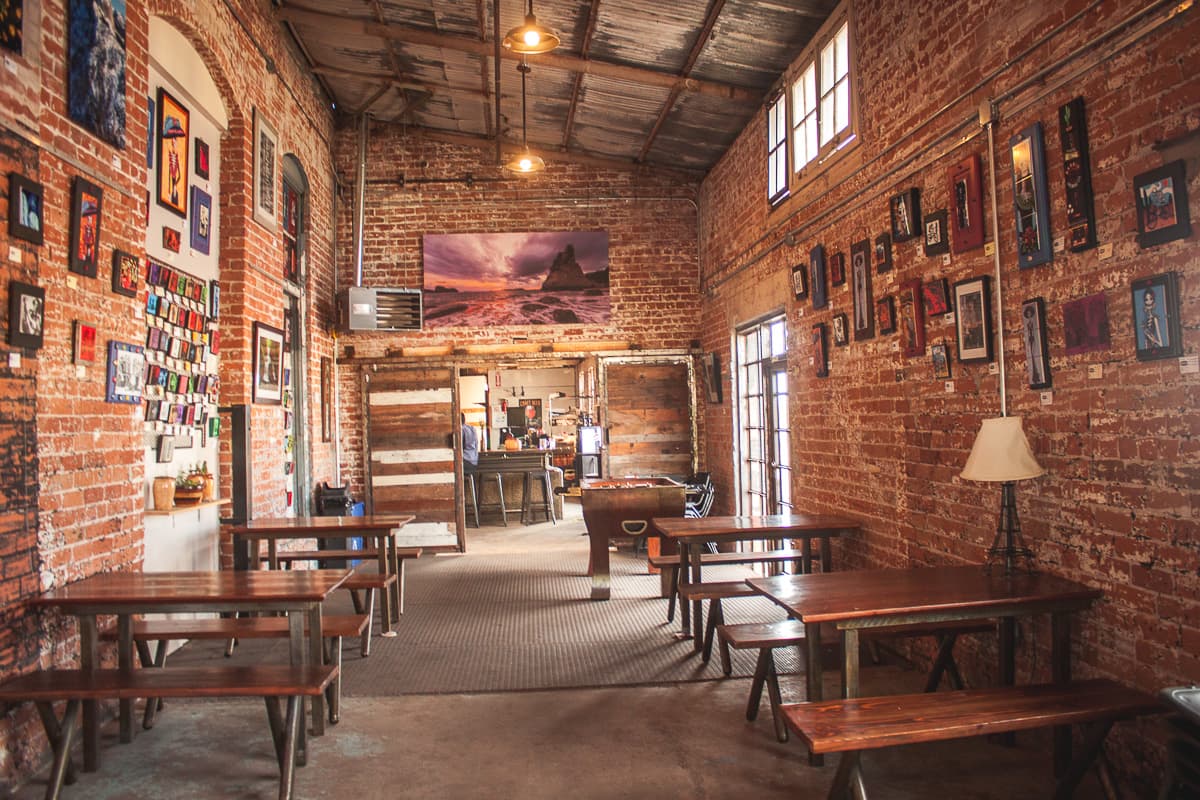 Private room at Borderlands Brewing Company (Credit: Chelsey Wade)