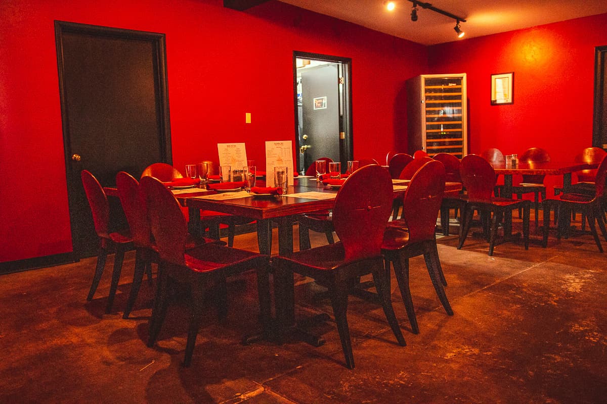 Private room at Dante's Fire (Credit: Jackie Tran)