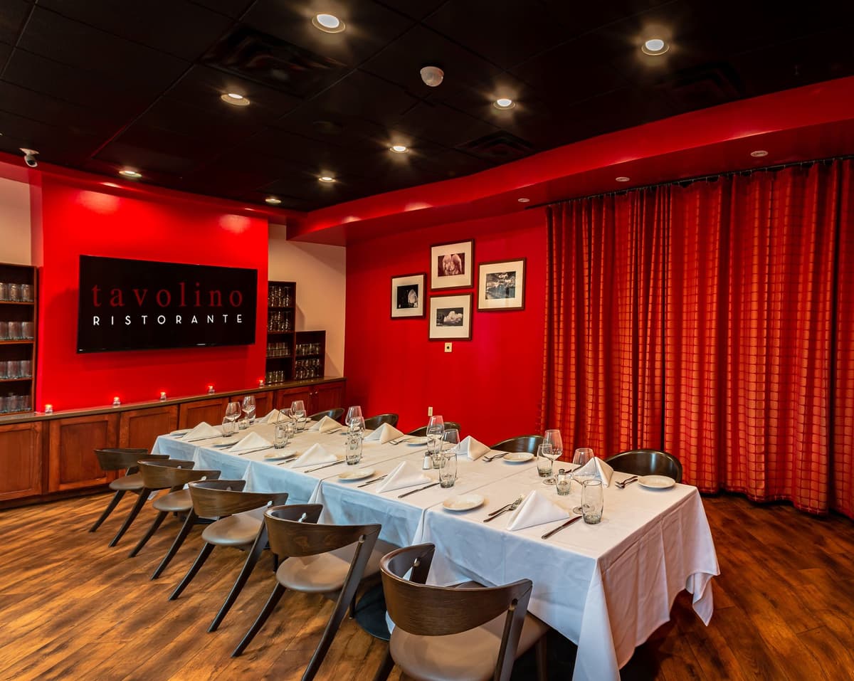 Private dining room at Tavolino Ristorante Italiano (Photo courtesy of Tavolino Ristorante Italiano)
